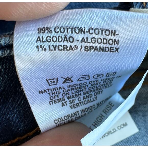 NWT Warp & Weft Bootcut High Rise Jeans 10/30 Midtone Premium Denim QVC Classic - Picture 7 of 9